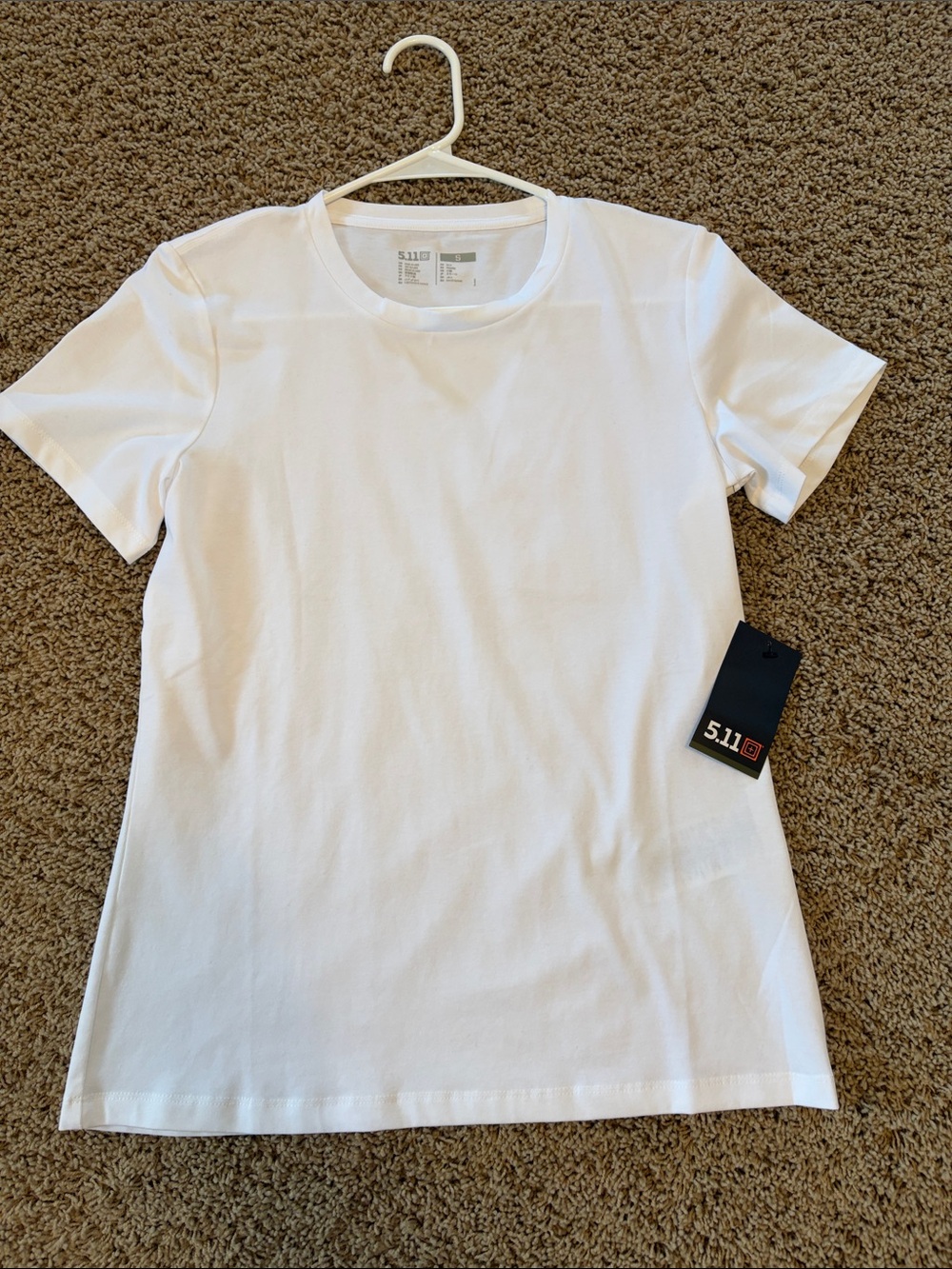 5.11 Women's Short Sleeve Crew Tee-White